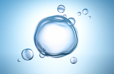 Bubbles in Water - obrazy, fototapety, plakaty