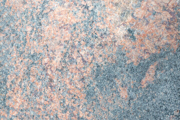 Gray stone with pink streaks. Smooth marble surface