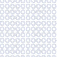 Seamless geometric pattern in pale delicate color range with hand drawn uneven rings for wrapping paper design, surface design and other design projects
