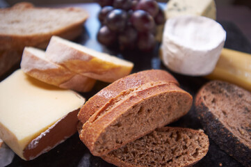 
handmade bread pieces