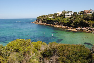 Obraz premium Bondi to Coogee walk on the sunny day in Sydney, Australia