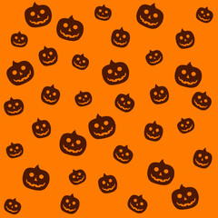 Halloween pumpkin pattern