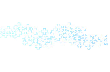 abstract healthy and medical background. Technology and science wallpaper template with hexagonal shape. Soft blue color medical banner. Modern template with space for text.