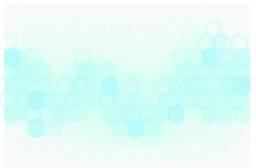 Obraz premium healthy and medical background. Technology and science wallpaper template with hexagonal shape. Soft blue color medical banner. Modern template with space for text.