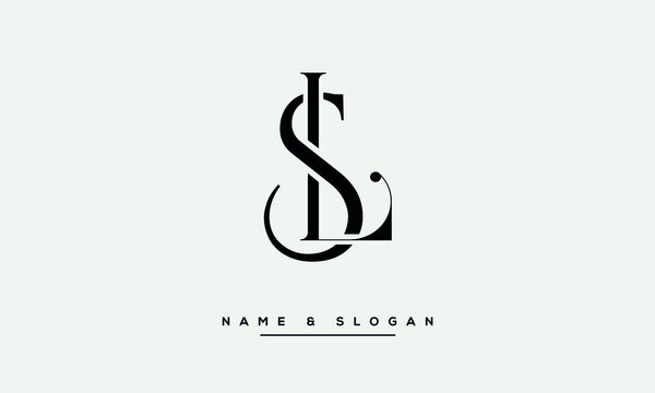 LS, SL Abstract Letters Logo Monogram