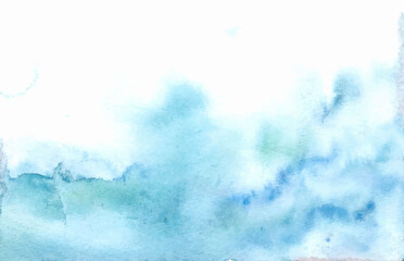 abstract blue watercolor background