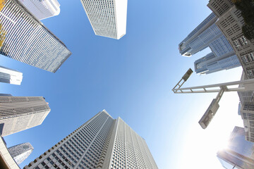 新宿の高層ビル群