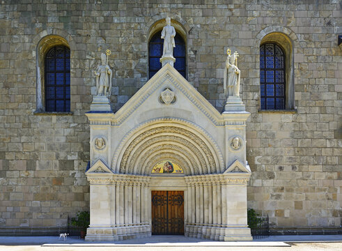 Annunciation Abbey Church of the Tepla monastery, founded in the late 12th century. The monastery is a National Monument, is located in western Bohemia, Czech Republic