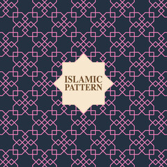 Abstract islamic geometric pattern