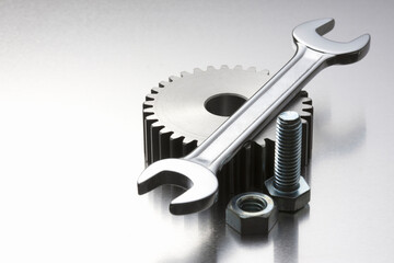 スパナとギア