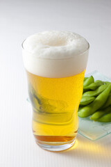 ビールと枝豆