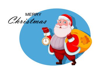 Merry Christmas and Happy New Year. Santa Claus