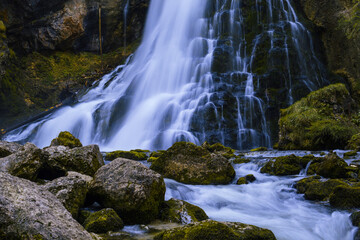 Bollinger Wasserfälle, Österreich, fließendes Wasser