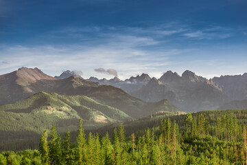 Tatra Mountains summits: Szeroka Jaworzynska, Gerlach, Konczysta, Ganek, Wysoka, Rysy