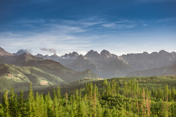 Tatra Mountains summits: Szeroka Jaworzynska, Gerlach, Konczysta, Ganek, Wysoka, Rysy, Zabi Kon,...