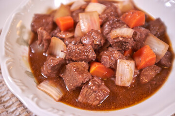 meat with vegetables