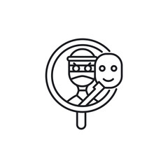 Fraud Detection Modern Simple UI Vector Icon