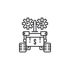 Robo Advisor Modern Simple UI Vector Icon