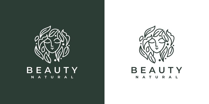 women beauty logo design inspiration for salon spa skin care and product beauty