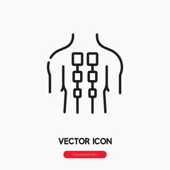 electrotherapy icon vector. Linear style sign for mobile concept and web design. electrotherapy symbol illustration. Pixel vector graphics - Vector.