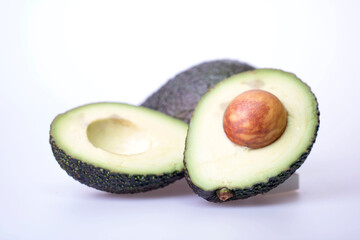 fresh and delicious Avocado isolated on white background
