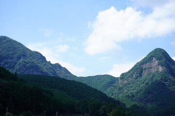 Fototapeta premium view of the mountain