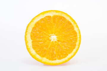 fresh and delicious orange isolated on white background
