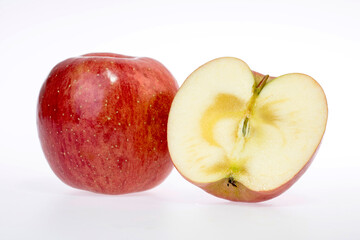 fresh and delicious apple isolated on white background
