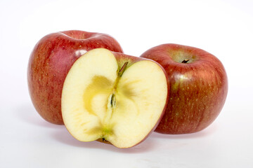 fresh and delicious apple isolated on white background
