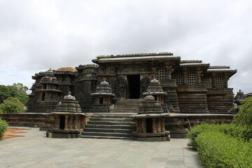 Fototapeta na wymiar ancient hindu temple stone architecture