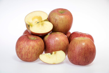fresh and delicious apple isolated on white background
