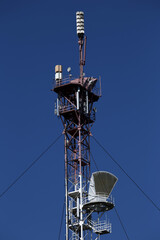 repeater antenna against the sky