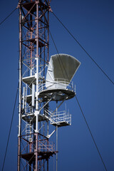 repeater antenna against the sky