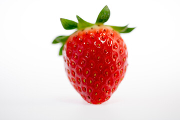 fresh and delicious strawberry isolated on white background
