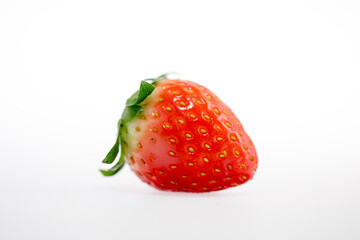 fresh and delicious strawberry isolated on white background
