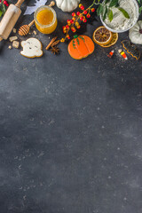 Halloween baking background