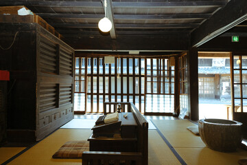 江戸時代の和紙問屋の玄関