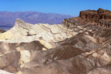 Badlands near Zabriskie Point on Death Valley National Park