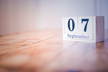 7 September - 7th of September - Happy Birthday - National Day - Anniversary