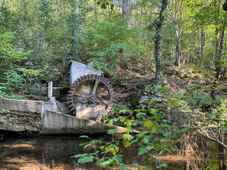 old mill wheel