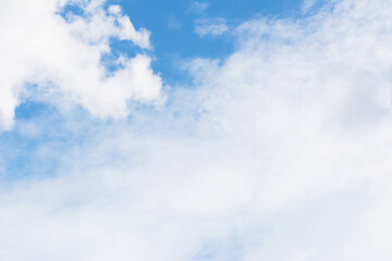 Naklejka na ściany i meble Blue sky with cloud for background and backdrop