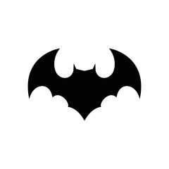 Bat clip art, it can be used as element of logo, icon etc