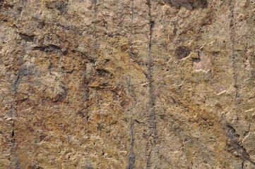 the texture of the rocks