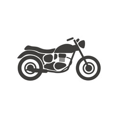 Fototapeta premium Motorcycle icon, Motorbike icon. Vector Illustration