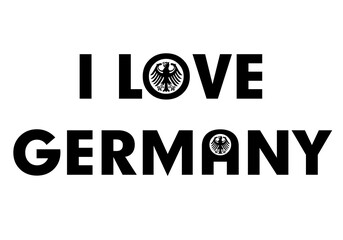 I love Germany sign 