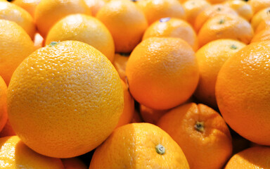 close up photo of oranges in the market.
Can be used for background, wallpaper or graphic source.