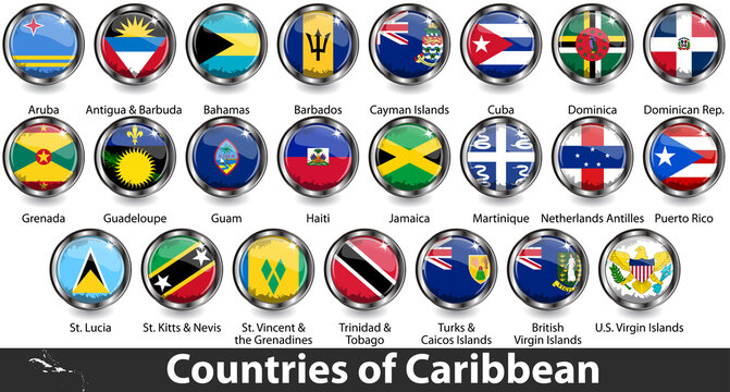 Countries of Caribbean