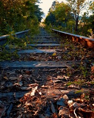 bridge in autumn