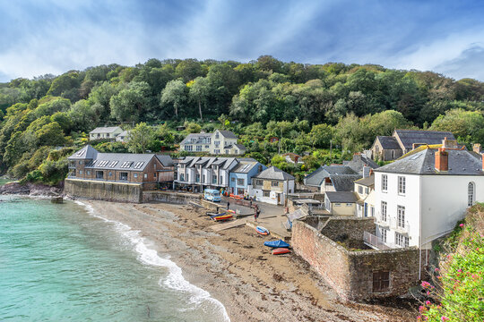 Cawsand on the Cornwall coast Rame Peninsula England
