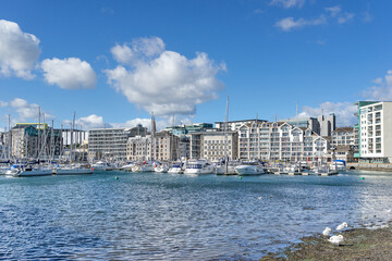 Fototapeta premium Sutton Harbour in Plymouth 